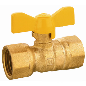 237 Brass Gas Ball Valve, Leakproof , Butterfly Hand, EN331